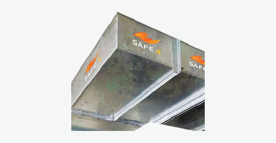 Non coated fire rated ductwork